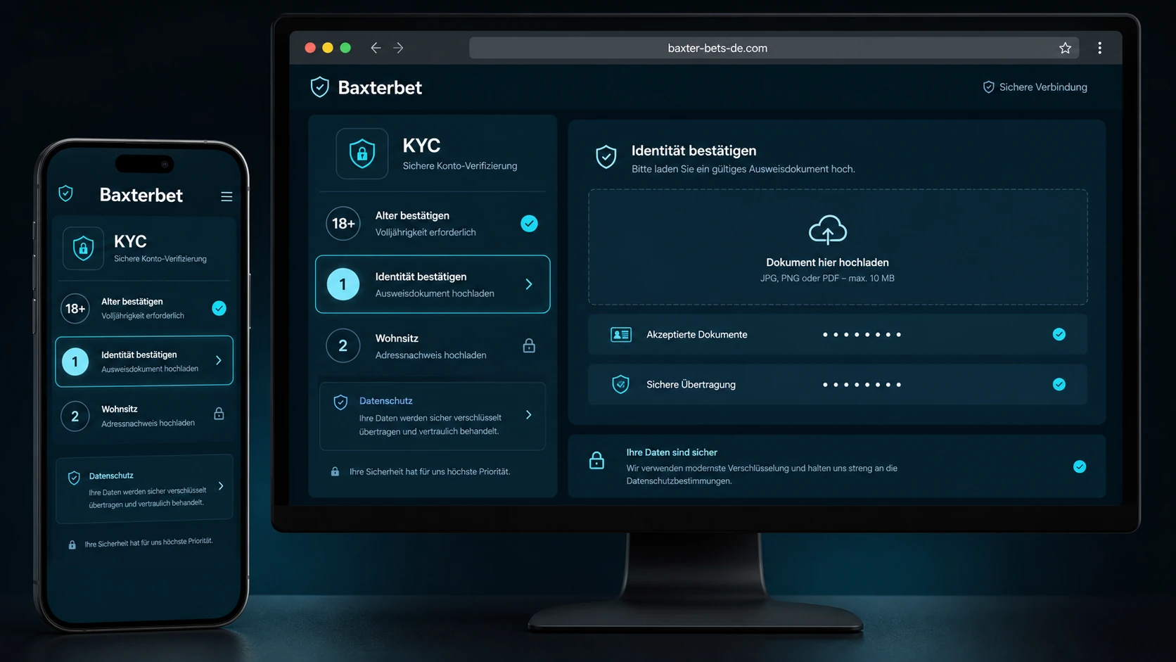 KYC, Altersprüfung und Datenschutz im Konto